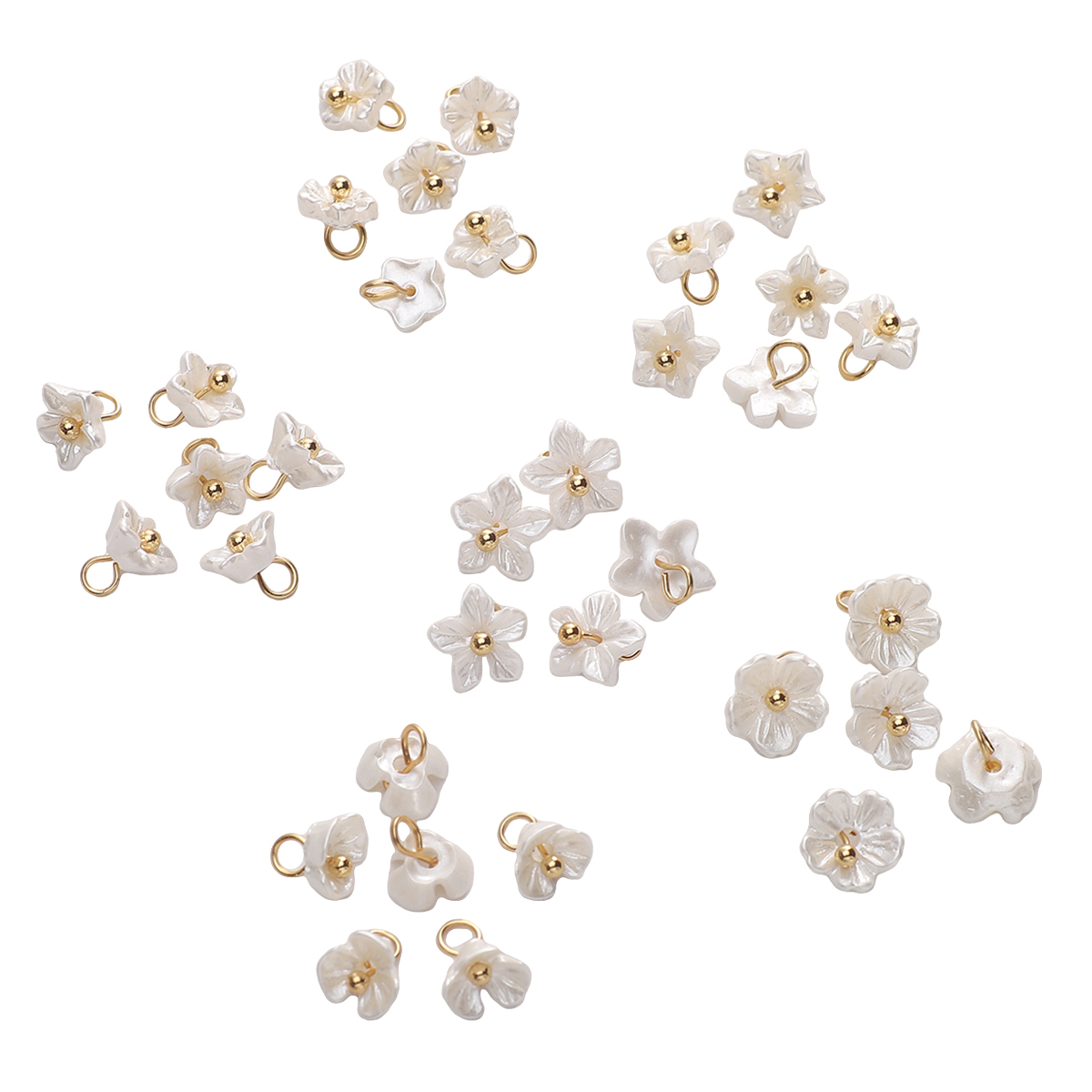 Flower Preservation Resin - 5 ciondoli in resina con mini