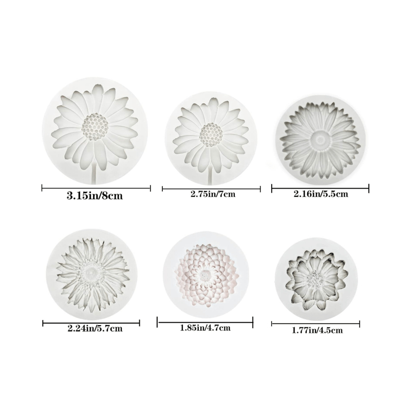 6 pezzi, stampo in silicone a  - Resin Craft Ideas recensione e prezzo