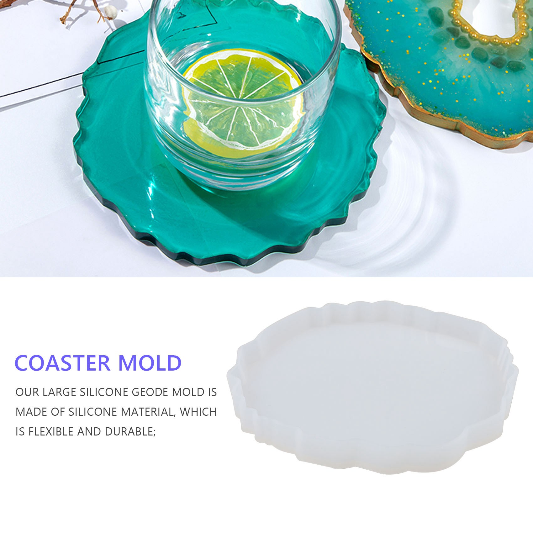 A58Z 6 Pezzi Stampo per Sottob - Geode Mold Silicone recensione e prezzo