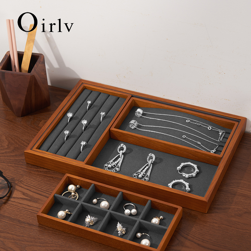 Oirlv Organizzatore di gioiell - Wood Ring Blank recensione e prezzo